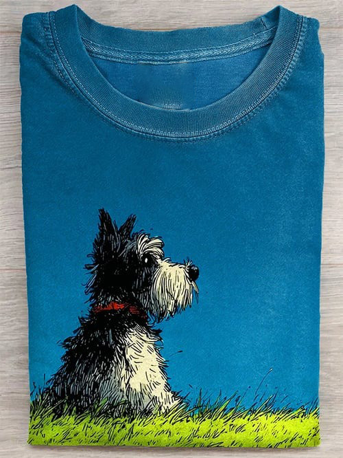 Westie Puppy Art T-Shirt Animal Lovers Shirt Gifts Best Gifts For Dog Lovers - Flickden