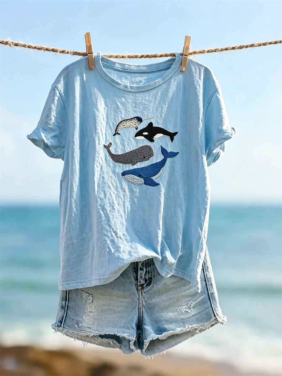 Women's Species Of Whales T-Shirt Best Gifts For Turtle Lovers - Flickden