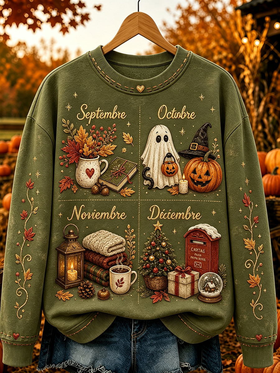 Vintage I'm Ready For The Ber Months Sweatshirt Cozy Weather Clothing Gifts For Daughter - Flickden