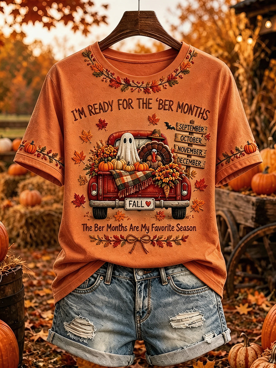 Vintage I'm Ready For The Ber Months T-Shirt Cozy Weather Gifts For Mom - Flickden