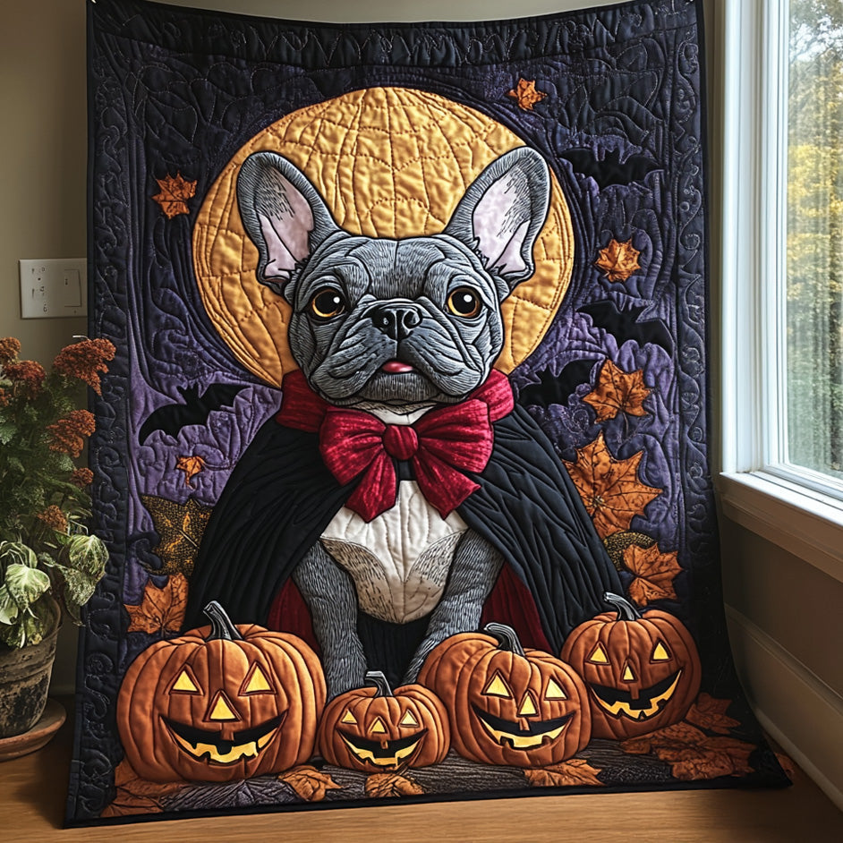 Bat Bow Wow Quilted Blanket Halloween Decorations For Your Room - Flickden