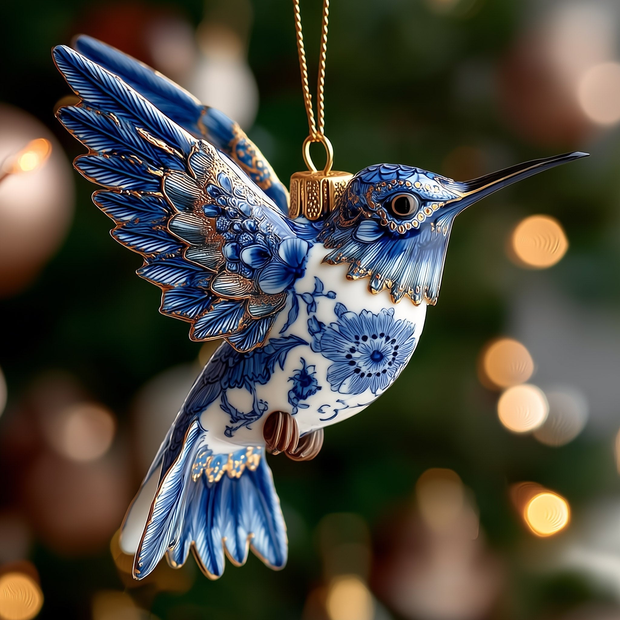 Blue Whisper Christmas Acrylic Ornament Christmas Keepsake Sisters Gifts - Flickden