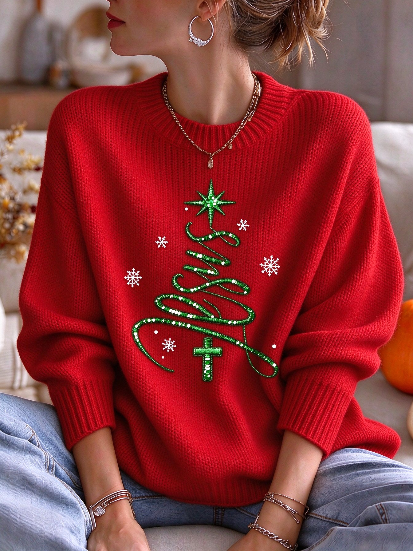 Christmas Faith Sweater Christmas Matching Clothing Xmas Gifts Ideas For Office Besties - Flickden