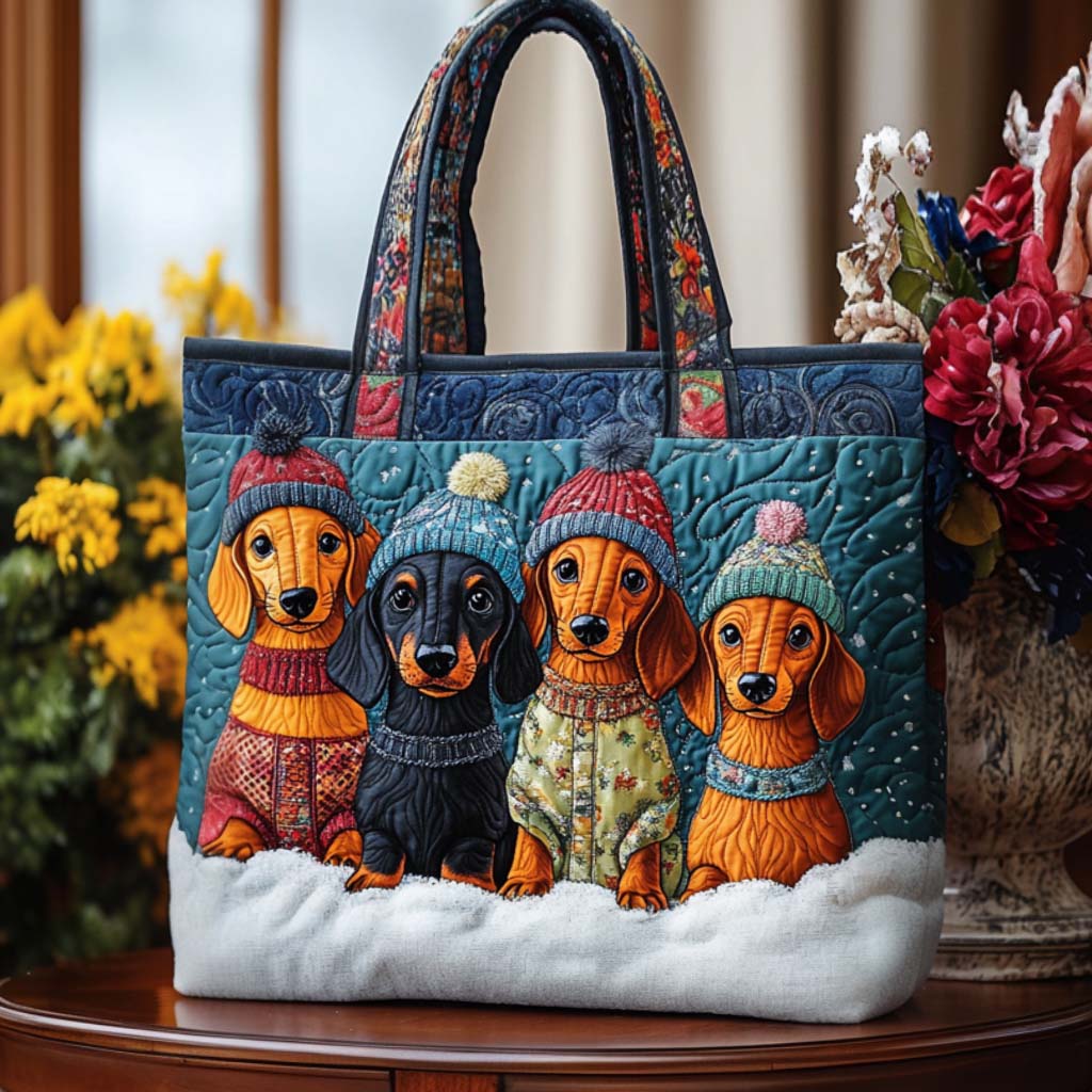 Christmas Merch Warm Paws Tote Bag Funny Christmas Handbag Gift For Sister - Flickden
