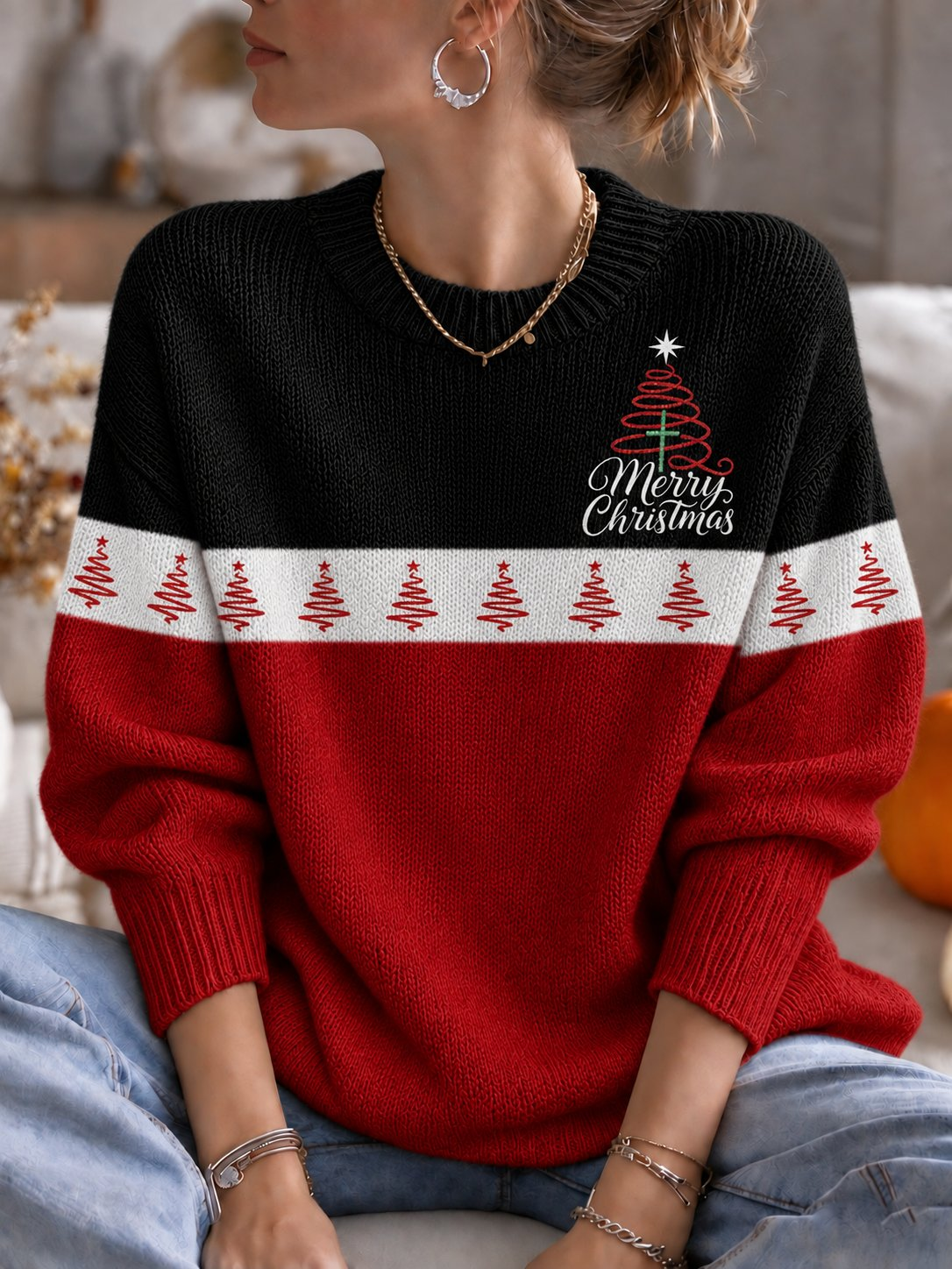 Christmas Sweater Xmas Outfit Christmas Gifts For Friends Who Enjoy Holiday Parties - Flickden