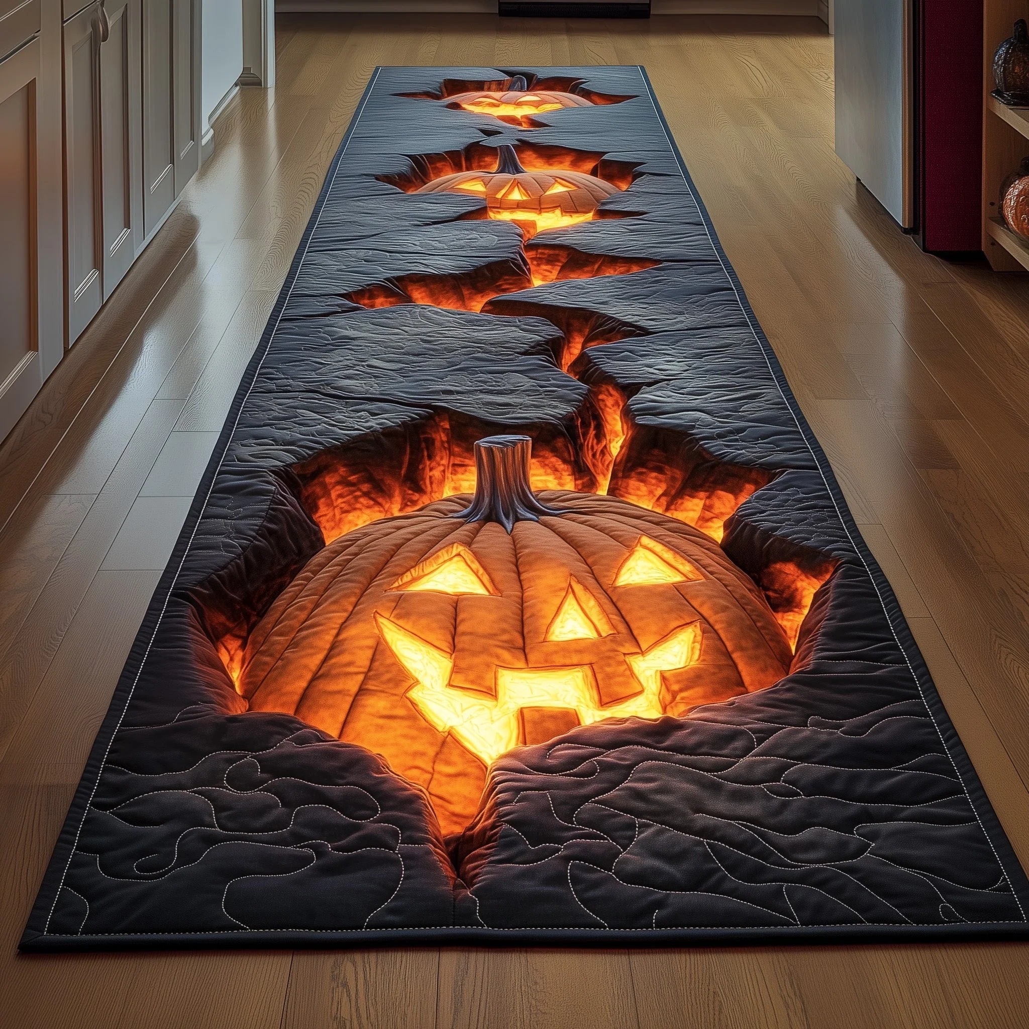 Halloween Pumpkin Runner Rug Halloween Decor Ideas For Your House - Flickden