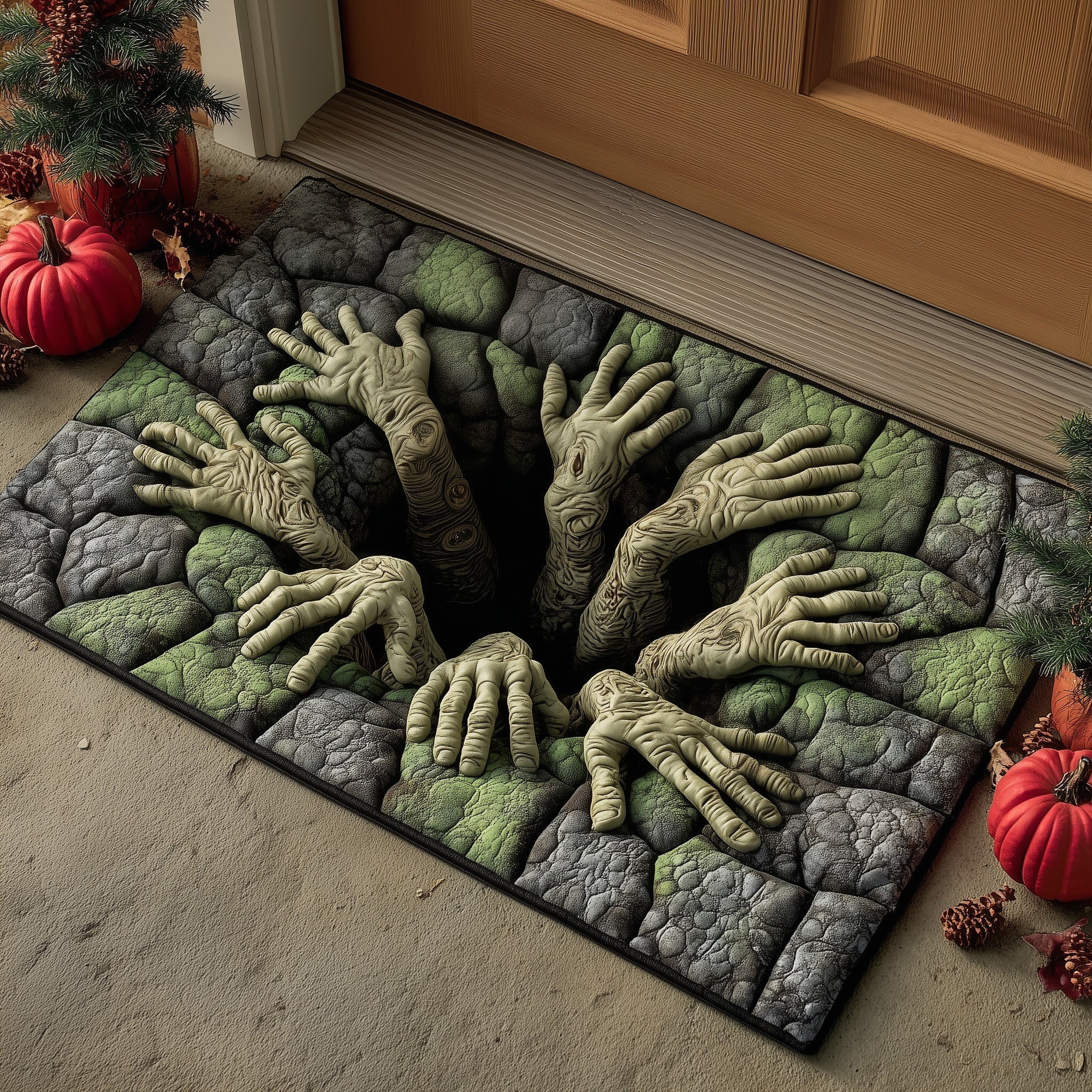 Haunted Hands Doormat Decorating Your Home For Halloween Best Halloween Gifts - Flickden