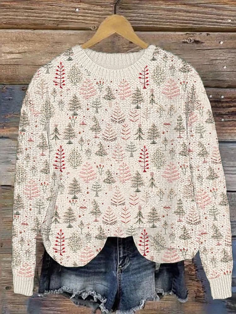 Merry Christmas Tree Sweater Christmas Clothing Xmas Gift Ideas For Loved Ones - Flickden