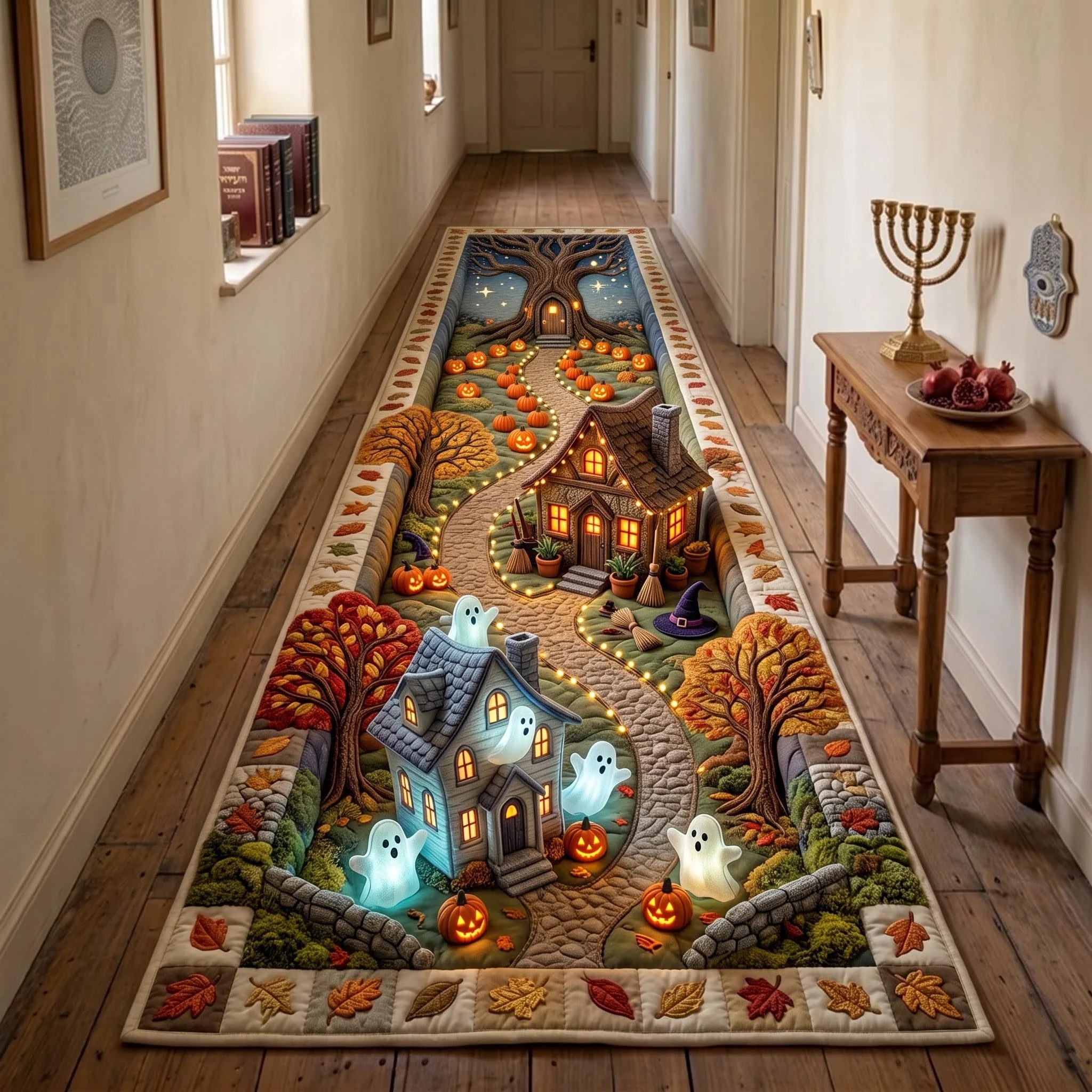 Mystic Village Halloween Runner Rug Decorating Your Home For Halloween - Flickden