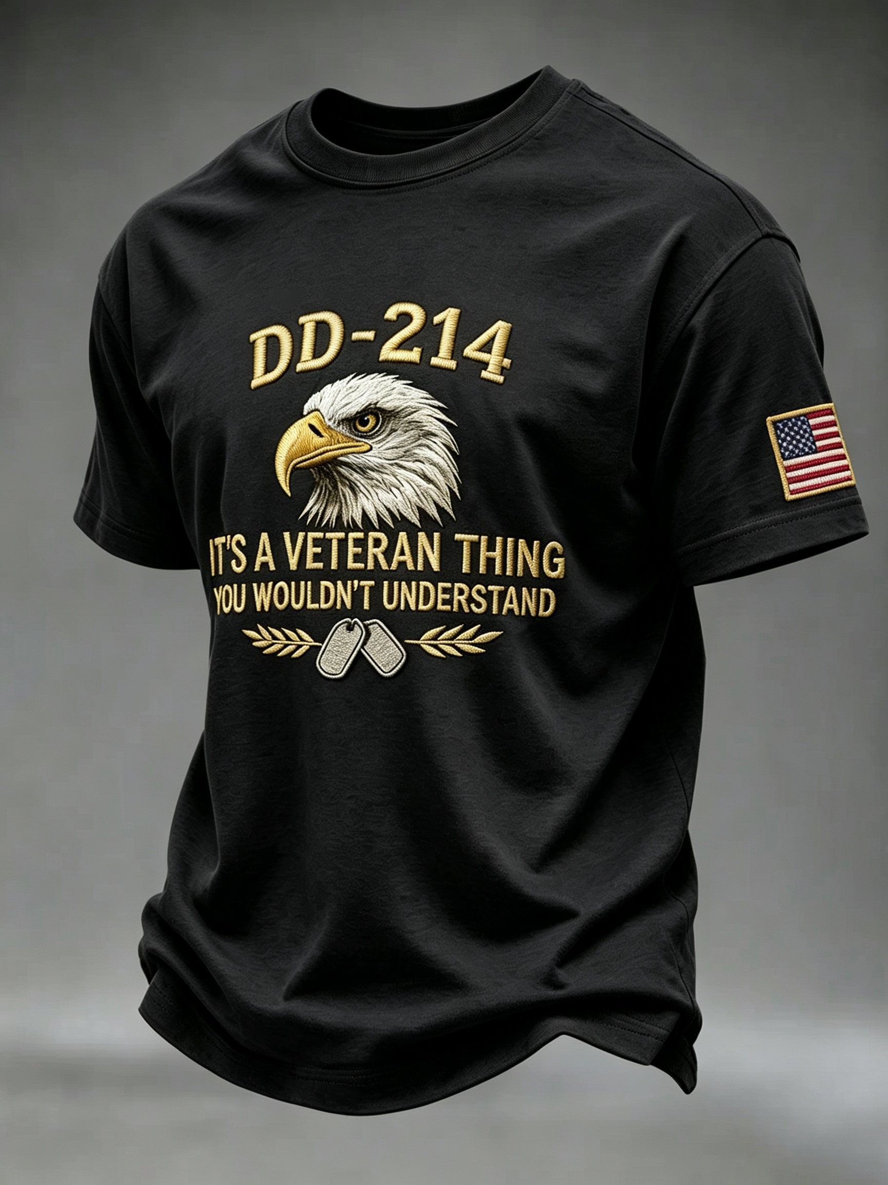 Veteran Day Pride Merch DD-214 T-Shirt Veteran Owned Apparel Gift For Dad - Flickden