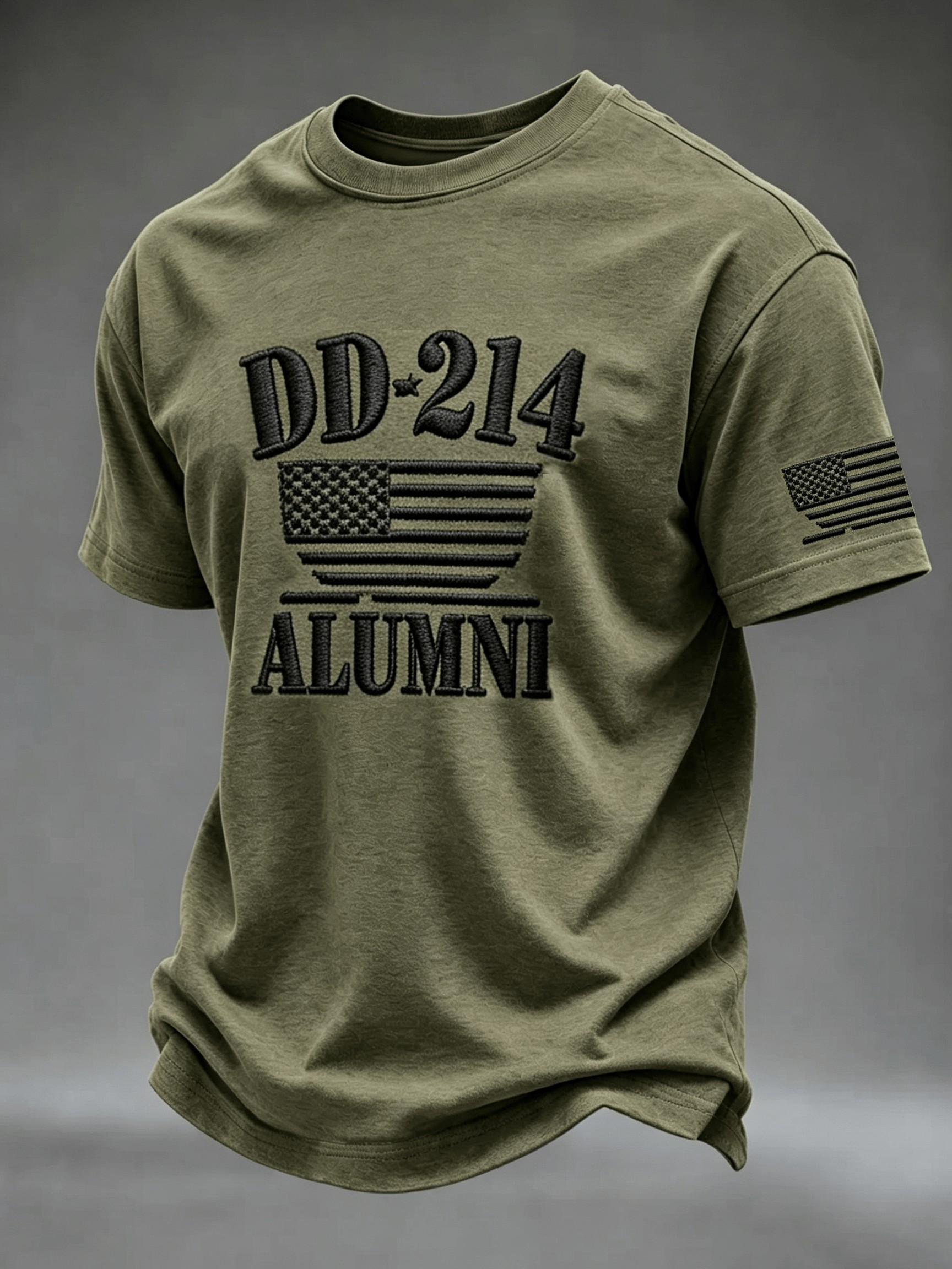 Veteran Proud Day Merch DD 214 Flag T-Shirt Casual Veteran Owned Clothing Gift For Men - Flickden