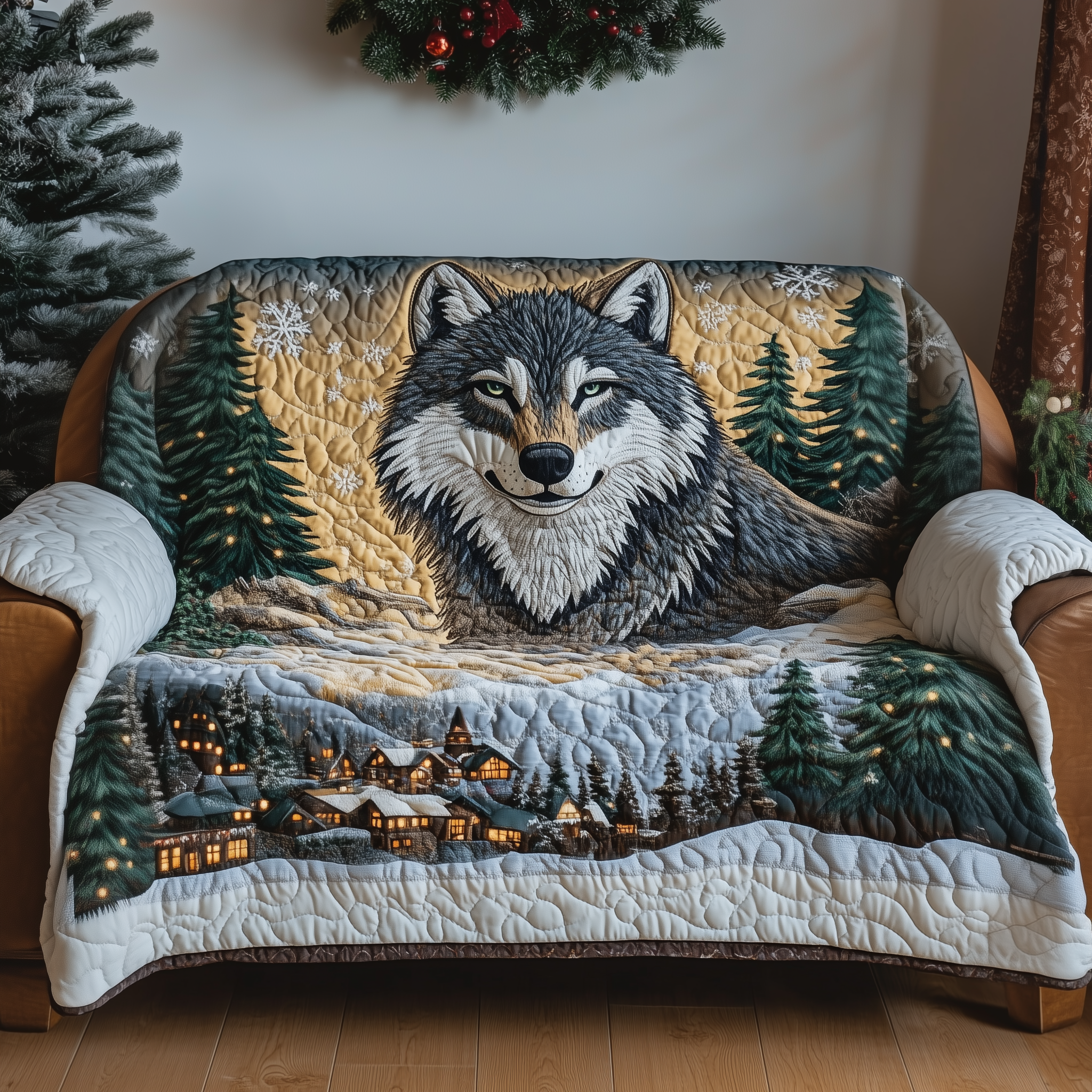 Wild Sovereign Quilted Sofa Cover Xmas Room Decorations Gifts To Get Mother In Law For Christmas - Flickden