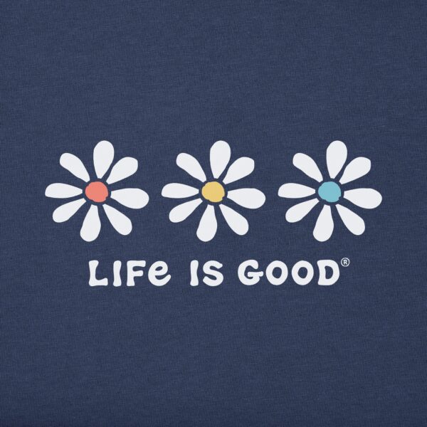 Women's 3 Daisies Long Sleeve Crusher Tee - Image 2