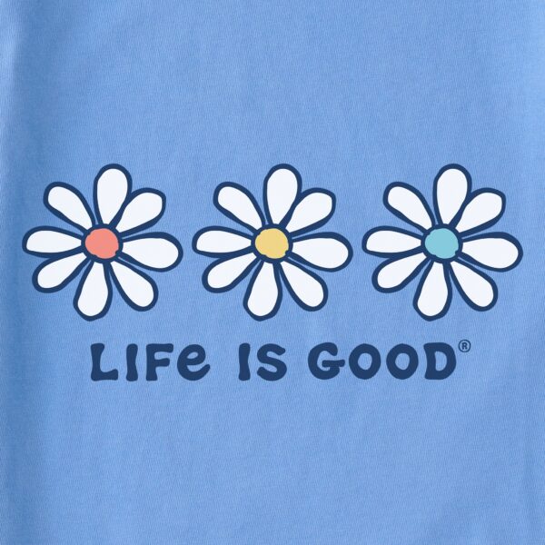 Women's 3 Daisies Long Sleeve Crusher Tee - Image 4