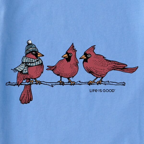 Women's 3 Warmly Dressed Cardinals Long Sleeve Crusher Vee - Image 2
