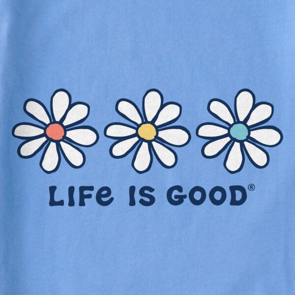 Women's 3 Daisies Long Sleeve Crusher Vee - Image 6