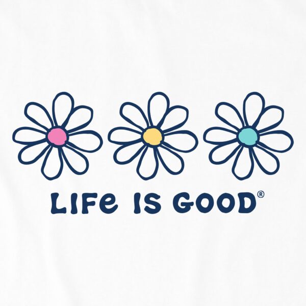 Women's 3 Daisies Long Sleeve Crusher Tee - Image 10