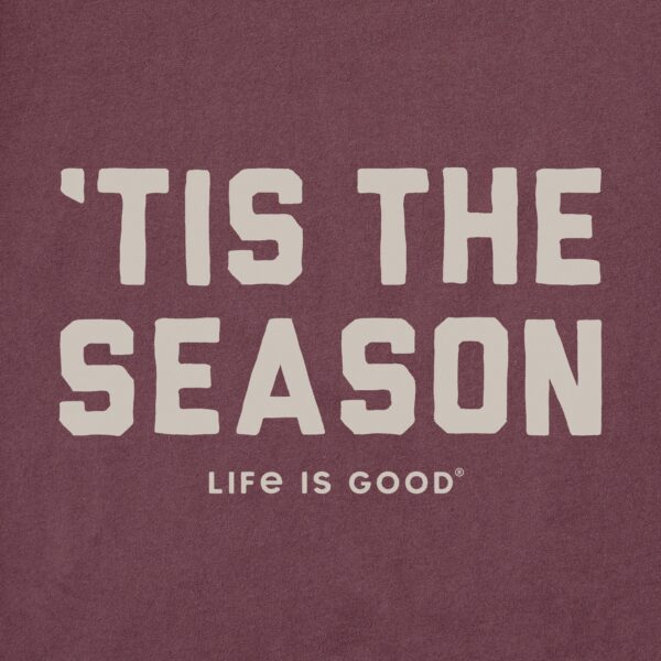 Women's 'Tis the Season Football Long Sleeve Crusher Tee - Image 2