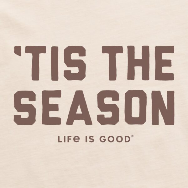 Women's 'Tis the Season Football Long Sleeve Crusher Tee - Image 2
