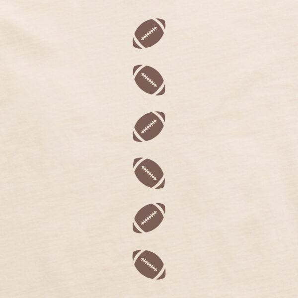 Women's 'Tis the Season Football Long Sleeve Crusher Tee - Image 3