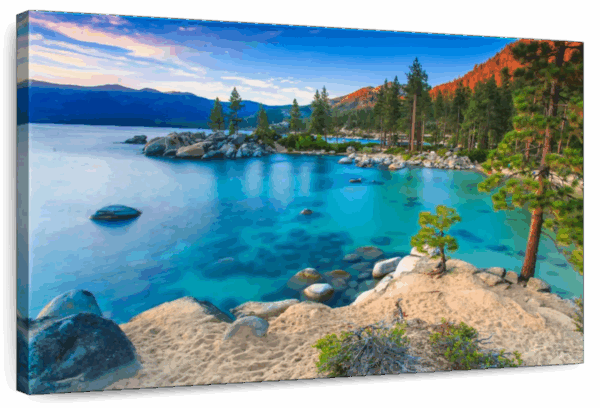 Lake Tahoe Sand Harbor Scene Wall Art