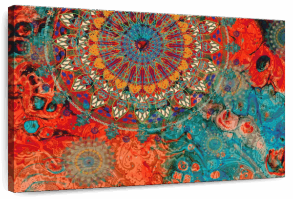 Abstract Tribal Mandalas Wall Art