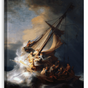 Christ In The Storm On The Sea Of Galilee Wall Art