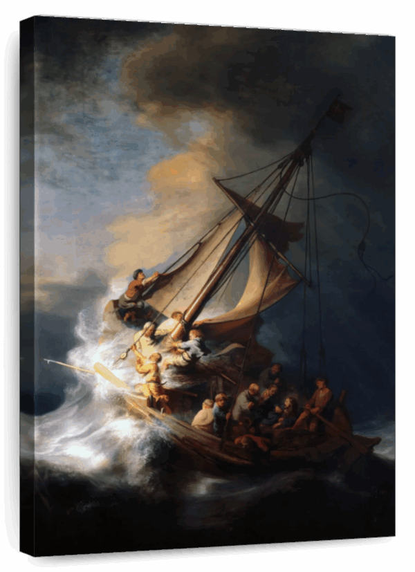 Christ In The Storm On The Sea Of Galilee Wall Art