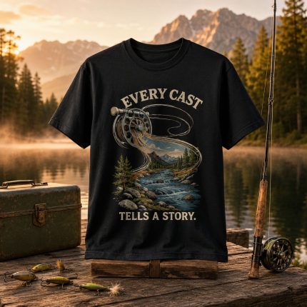 Every Cast Tells A Story Fishing T-Shirt